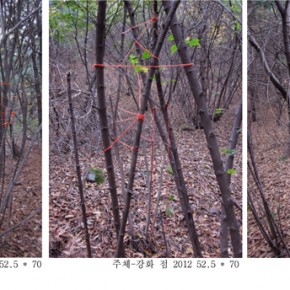사진기발명 초기 조리개효과는 당시 압도적인 영향력을 미친 렘브란트미학이 적용된 결과였다. 렘브란트는 자화상을 단 하나의 점에 서야만 감상이 가능하도록 그렸다. 한순간에 단 한사람만이 감상할 수 있도록 한 것이다. 개인이란 주체에 맞는 형식을 창안한 것이다. 
 이 작업은 렘브란트형식을 다른 방법으로 재구성한 것이다. 각각의 선과 매듭은 나름대로의 꼭지점을 향하지만 단 한 점의 위치에서만 ‘주체’라는 글자를 구성한다. 그리고 한 걸음만 옆자리로 옮겨도 주체라는 글자는 의미를 알 수 없는 선과 매듭으로 해체된다. 역사 역시 각각이 지향하는 시간과 노력이 집약되는 하나의 순간에 주체를 구성한다. 1917년 2월에 레닌이 인식한 혁명의 기회가 그런 것이다. 그 기회는 독특하고 우연적인 상황들이 빚어낸 결과물이었다. 레닌의 성공은 이 순간을 포착한데 있었다.1)지젝은 말한다. 이러한 ‘순간의 몰아침’이 진정한 유토피아다.2)주체는 주어진 공식이나 합의나 절충의 산물이 아니다. 심지어 아무런 연관도 없어 보이는 각각의 지향들이 하나의 꼭지점으로 집중되는 순간을 포착하는 통찰력이며 그 순간에 승리를 두려워하지 않고 거침없이 나아갈 수 있는 대담함이 주체를 구성하는 조건이다. 

 1)여기에 혁명의 두가지 양립할 수 없는 논리가 있다. 하나는 역사적진화의 필연성을 따라 혁명이 “그 나름의 적당한 때”에 폭발할 순간, 최종적 위기가 무르익은 목적론적 순간을 기다리는 사람들의 입장이다. 다른 하나는 혁명에는 “적절한 때”라는 것이 없다는 사실을 아는 사람들, 혁명적 기회가 나타나면 “정상적인”역사적 발전을 우회해서라도 잡아야만 한다는 것을 인식하는 사람들의 입장이다. 레닌은 의지를 앞세우는 “주관주의자” 아니라 그가 강조한 것은 예외가 기준자체를 바꾸어버릴 방법을 제공한다는 것이다. 
2)Slavoj Žižek, Revolution at the Gate: Žižek, on Lenin, the 1917 Writings, (London: Verso, 2002)/정영목 역
