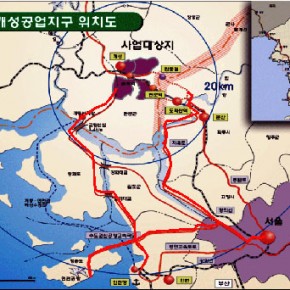 개성공업지구위치도-통일부  이시우  2004/12/02  356