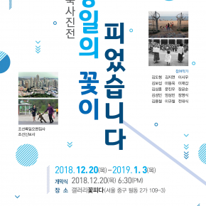 남북사진전 – 강의: 금강산통일미학을 위하여 2018.12.22. 13시. 갤러리 꽃피다